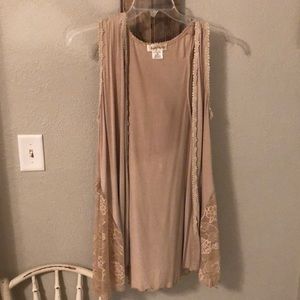Lacy vest